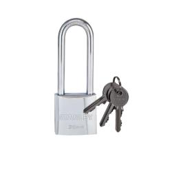 STANLEY krómozott sárgaréz lakat, 30mm, 3 kulcsos (S742-015)