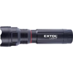 Extol Light LED lámpa, 3W XPE+3 W COB, 100Lm+150Lm;teleszkópos, 3 funkció (teljes/fél fényerő, villo