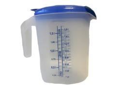 Mércés műanyag kancsó tetővel 1,5 l (534/1)