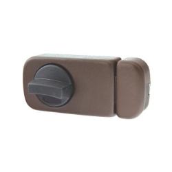 Ajtózár gombos felsőzár barna LOB (3286407)