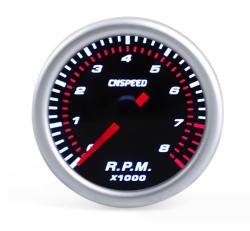 Fordulatszám mérő fekete számlappal (84023)