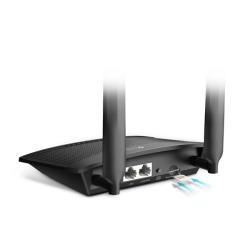 TP-LINK TL-MR100 WIFI router (HOTSPOT, 300 Mbps, Dualband, 4G LTE + SIM aljzat) FEKETETL-MR100