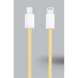USB-C kábel Iphone csatlakozással, 1m, világító, vegyes színekben (17761)