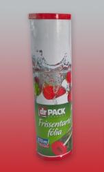 Frissentartó fólia vágókéssel vastag Rollbox 270 m eper mintás