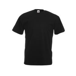Fruit of The Loom póló kereknyakú 100% pamut, fekete, XXL (6700277)