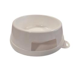 Macska- és kutya tál gumi lábakkal (226 fehér)