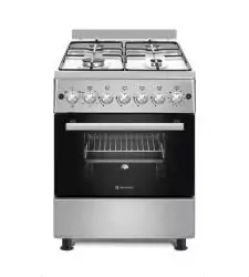 NOVACOOK F6B40 Kombinált tűzhely 57x58 inox (F6B40EF INOX)