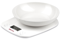 Girmi PS01 konyhai mérleg LCD kijelzővel, fehér (11437)