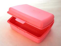 Uzsonnás műanyag doboz rózsaszín (517)
