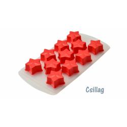 Szilikon jégkockakészítő csillag forma (28082-cs)