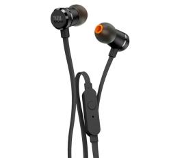 JBL T290 fülhallgató SZTEREO (3.5mm jack, mikrofon, felvevő gomb, lapos kábel) FEKETEJBLT290BLK