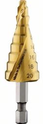 Bosch HSS-TiN lépcsős fúró 9 lépcsővel 4-20 mm (2608587433)