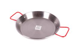 Garcima 26 cm-es polírozott paella serpenyő, szeletsütő