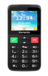 Aiwa FPH-S200-4G mobiltelefon, fekete (15070)