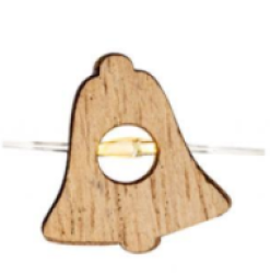 Home Mikro LED-es fényfüzér, 20 LED, harang figura (ML 23/WW)