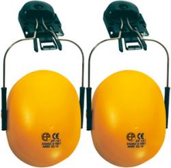 Earline sárga fültok, sisakra szerelhető, állítható fémpánt (60750)
