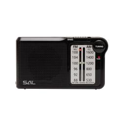 SAL zsebrádió, 2 sávos, fekete (RPC5)