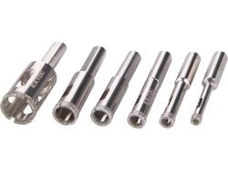 Extol körkivágó készlet/6db, üvegre, kerámiára, csempére, gyémántra (8801975)