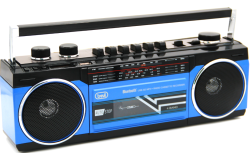 Trevi RR501 hordozható kazettás rádió, MP3/USB lejátszóval, kék (11649)