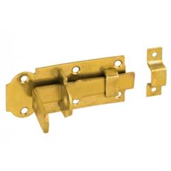 Tolózár+ütköző 100 x 45 mm egyenes lakatolható horganyzott (ET) (3254033)