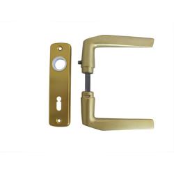 AL-LOY SB ajtókilincs 410 + ajtócím lővér kulcslyukas F3 eloxált (3986635)