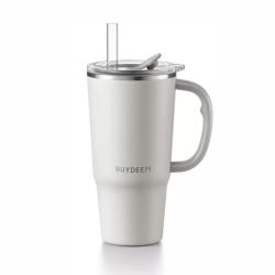 BUYDEEM dupla falú pohár termosz szívószállal, 700ml (DS57-OW)