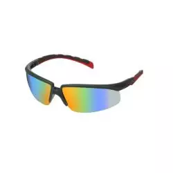 3M SOLUS 2000 védőszemüveg, piros tükrös lencse (3M_S2024AS-RED)