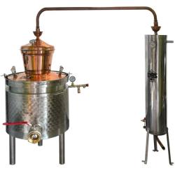 Panka pálinkafőző 100 L-es kétlépcsős, 30L-es hűtővel (15958)