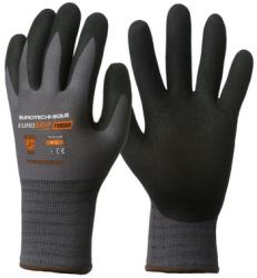Eurogrip kesztyű tenyerén fekete nitril+sandy csúszásbiztos réteg, 8-as (1NISG08)