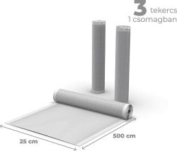 AENO vákuumfólia tekercs 3 db, 250x5000 mm (AVSR25X500)