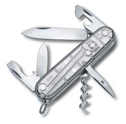 VICTORINOX Spartan zsebkés, 12 funkciós, áttetsző szürke (011-3603-T7)