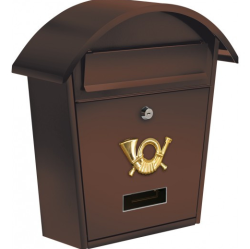 Vorel postaláda 380x320x105, barna (TOY-78587)