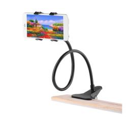 Asztali tartó (asztalra csiptethető, csipeszes tartó rész, 360°-os, flexibilis, 57cm, 7