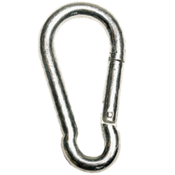 Rugós karabiner Zn 4x40- es (13788)