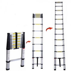 Teleszkópos aluminium létra, 3,8m (15354)