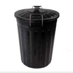 NATURE zárható szemetes csatos fedéllel, 80L (6070432)