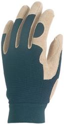 EP Bőrkesztyű, Natúr Sertés Velúr/Fekete Tépőzáras 9-es (909)