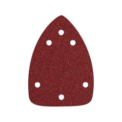 Extol Premium Delta csiszolópapír, lyukas klt. 10db, 97×140 mm; 6 db lyukkal, P120, 407130 csiszológ