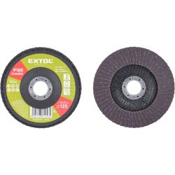 Extol Craft lamellás csiszoló acél, 125×22mm, P100, kúpos (903315)