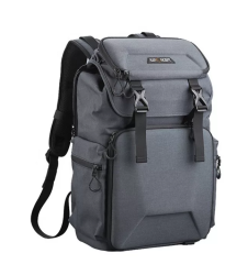 K&F Concept 13.098V1 professzionális kamera hátizsák, laptop zsebbel, szürke (15.6