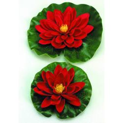 Ubbink selyemvirág tavirózsa piros, 20cm (1389440)