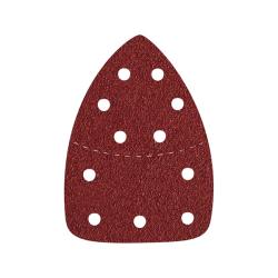 Extol Premium delta csiszolópapír, lyukas klt. 10db, 149×105 mm; 11 db lyukkal, P60, 8894002 csiszol