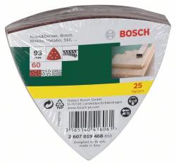 Bosch 25 részes csiszolólapkészlet deltacsiszolóhoz (2 607 019 488)