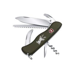 VICTORINOX Hunter zsebkés, 12 funkciós, zöld (010-8573-4)