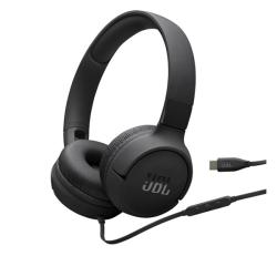 JBL TUNE 520C vezetékes fejhallgató SZTEREO (Type-C, mikrofon, összehajtható) FEKETE