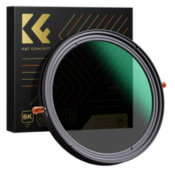 K&F Concept NANO-X, CPL+VARIO ND2-32 szűrő, w/o black cross, HD, vízlep, karcálló, törlőkendő, 40,5m