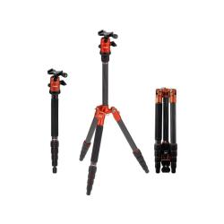 Rollei Compact Traveler No.1 Carbon állvány, narancs (R22579)