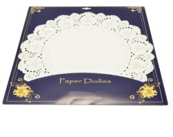 Tortaalátét papír csipke 42 cm (12 db) (12356)