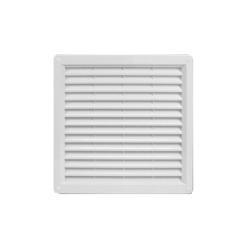 Szellőzőrács beépíthető 150 x 150mm műanyag fehér (hálós) (3364655)