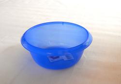 Körtál műanyag 20 cm kék átlátszó (336)